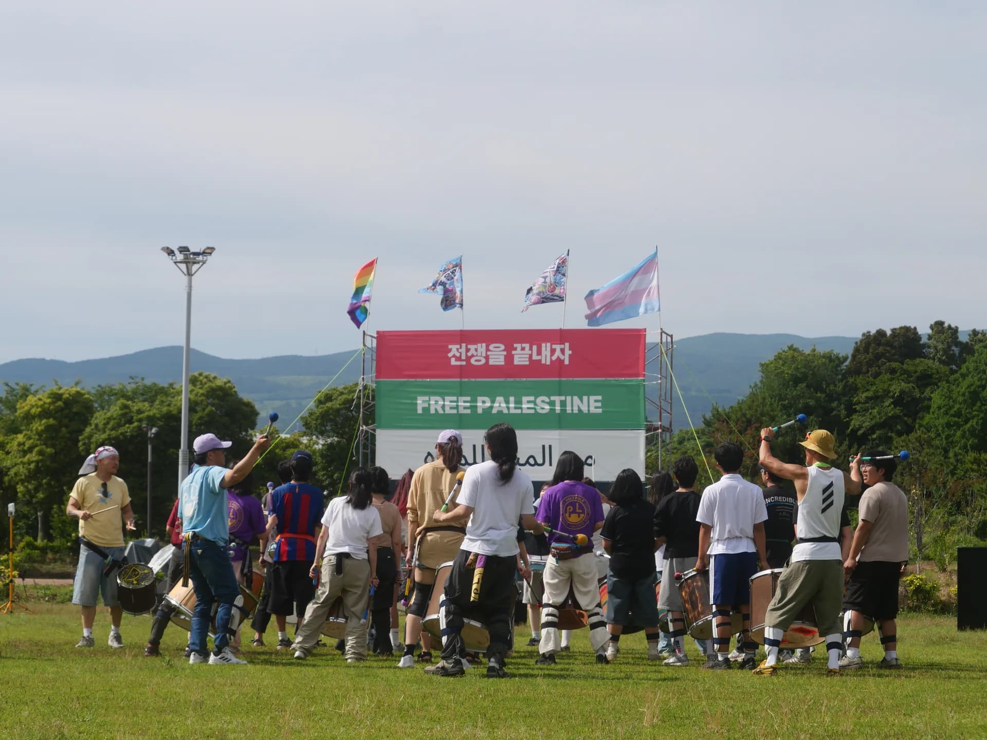 2026년 강정피스앤뮤직캠프 현장 사진